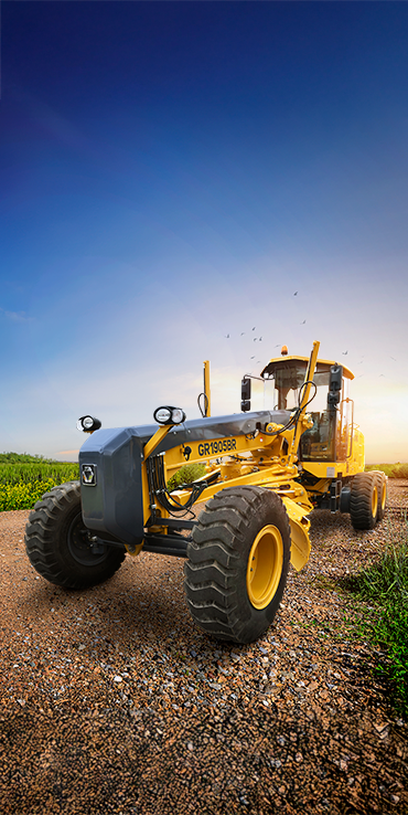 Equipamento XCMG em aplicação de terraplanagem