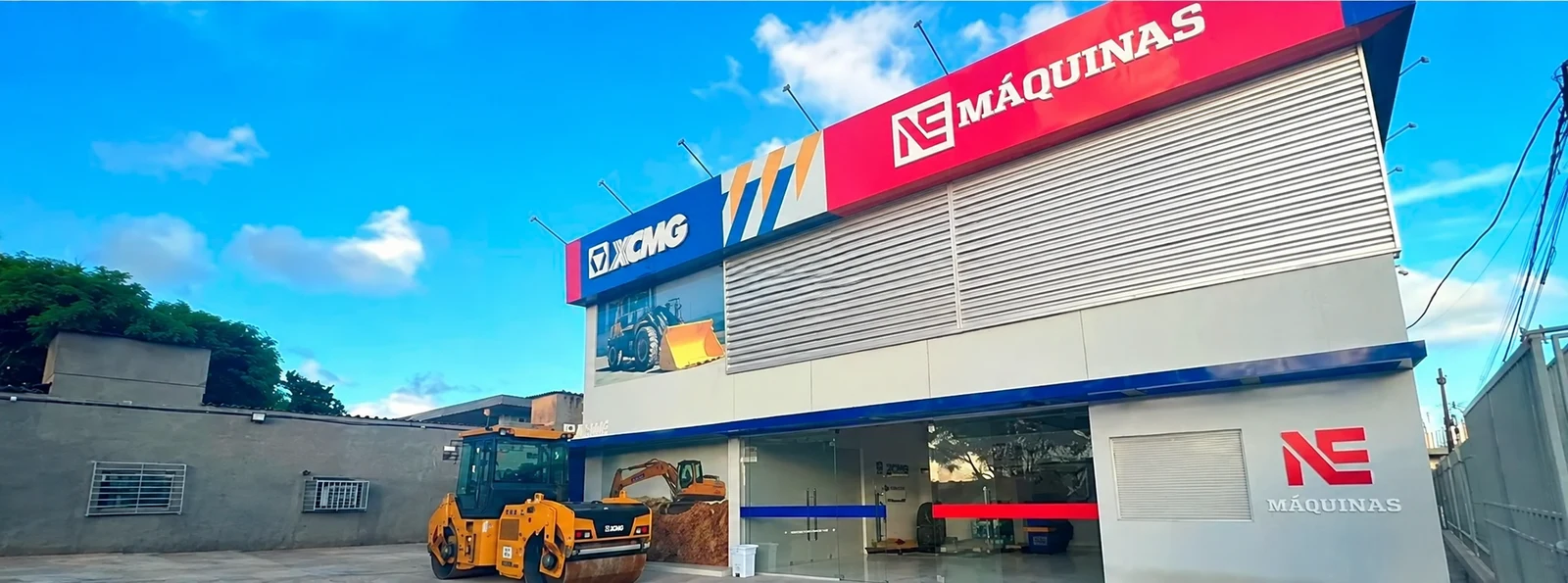 Fachada da NE Máquinas em Recife, Pernambuco